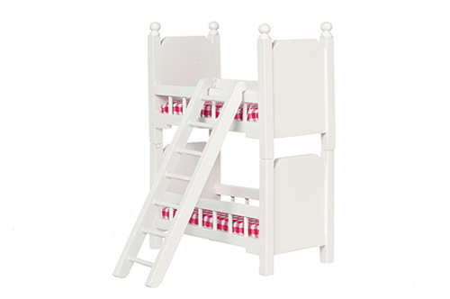 Bunk Beds with Ladder, White